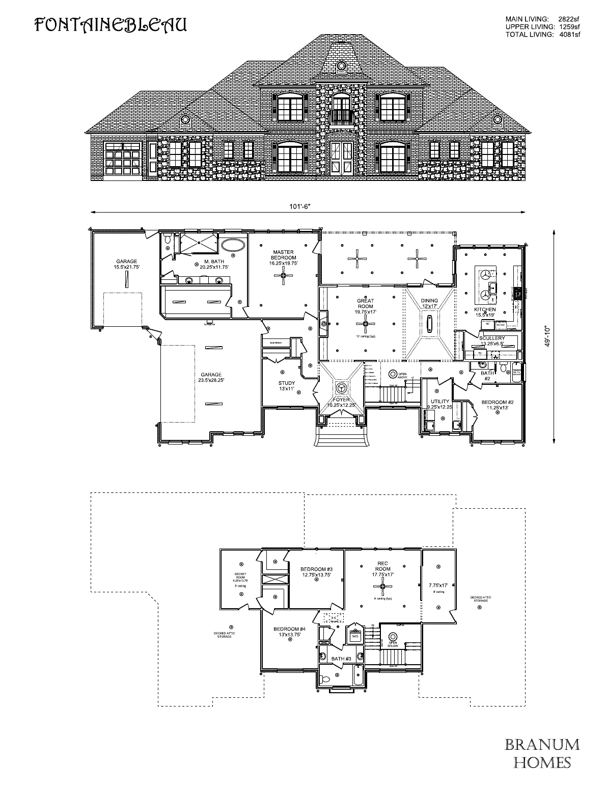 Fontainebleau concept floor plan preview